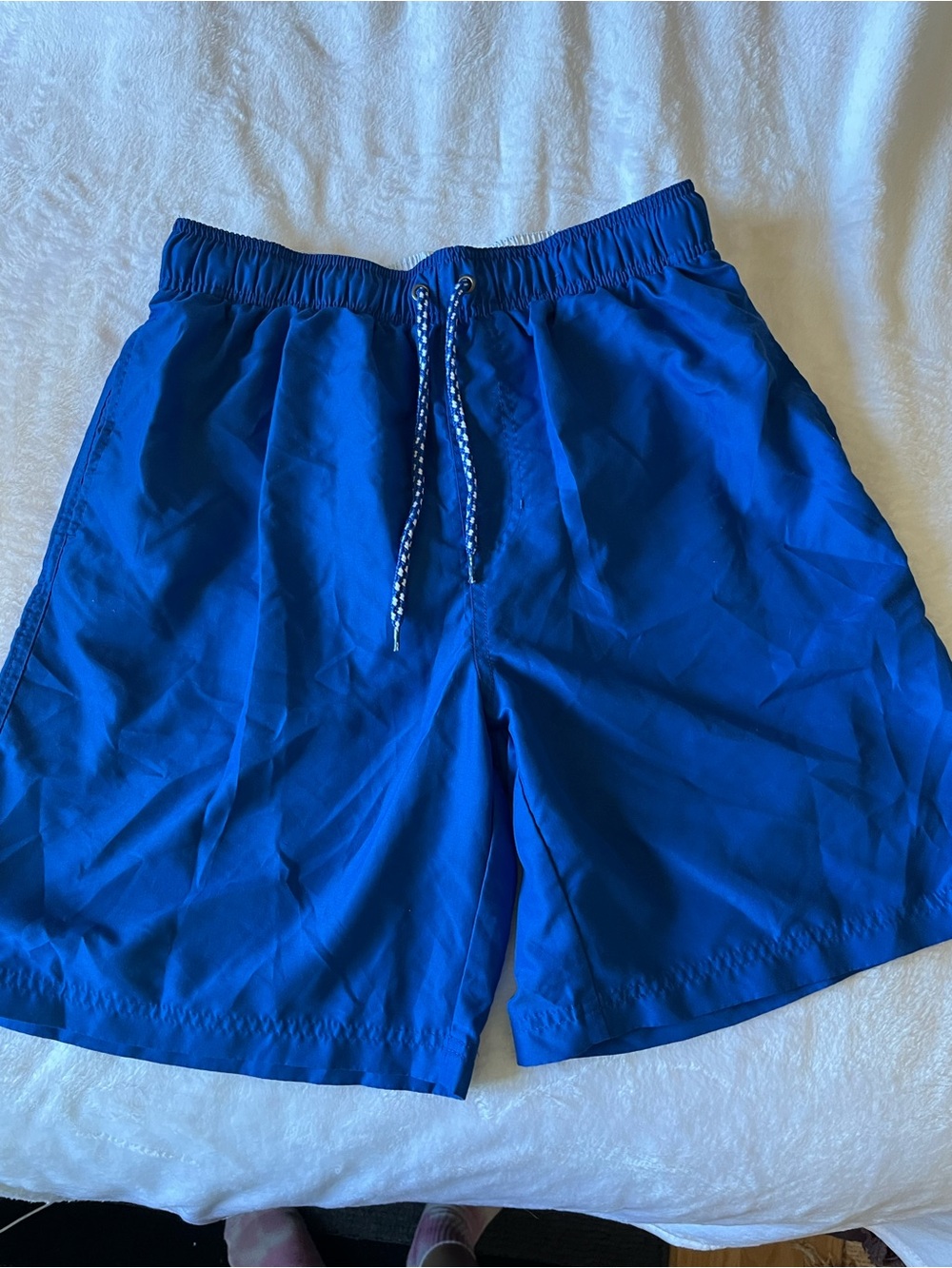 Men's Royal Blue Swim Trunks in Size Medium